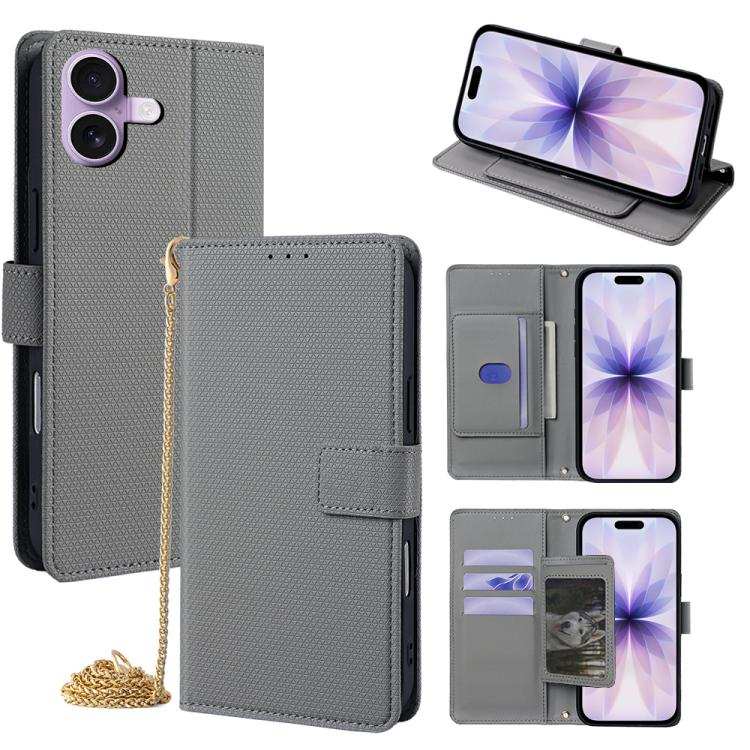 Crossbody Chain Triangle Leather Phone Case