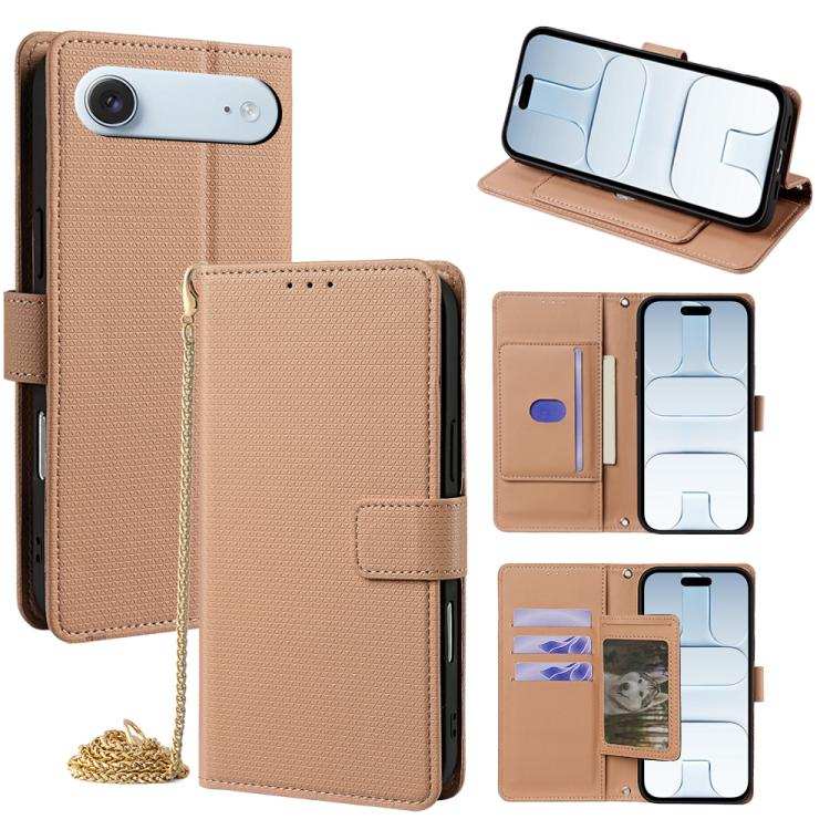 Crossbody Chain Triangle Leather Phone Case