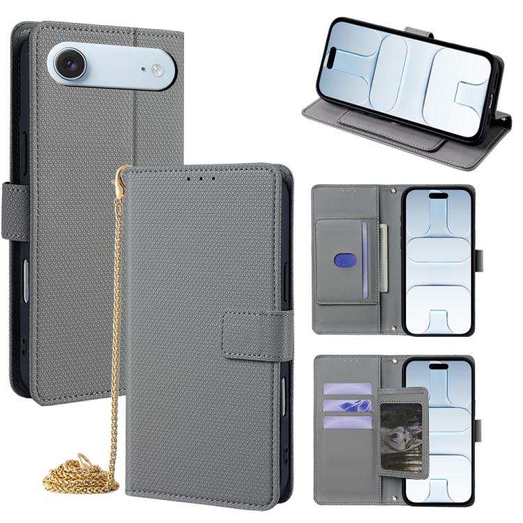 Crossbody Chain Triangle Leather Phone Case