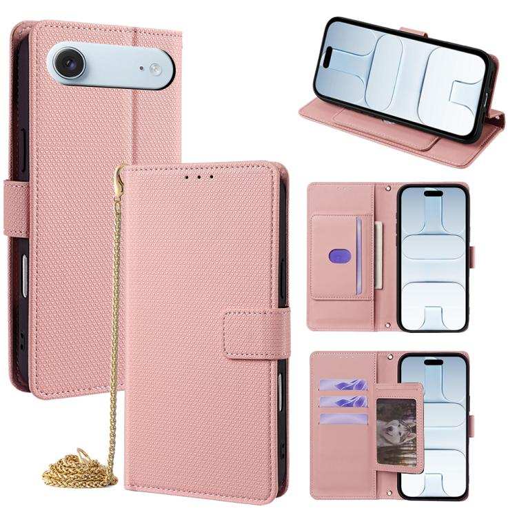 Crossbody Chain Triangle Leather Phone Case