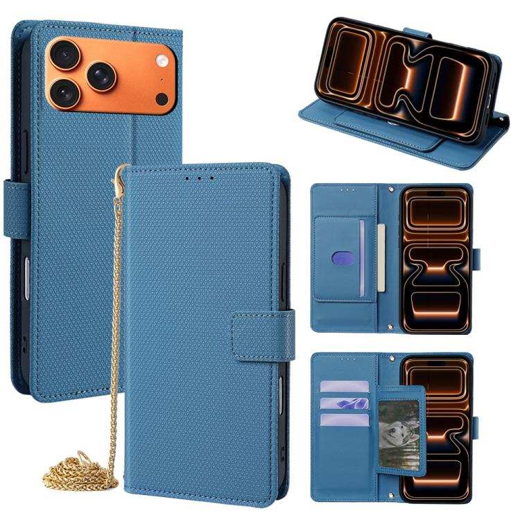 Crossbody Chain Triangle Leather Phone Case