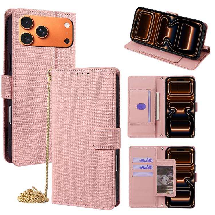 Crossbody Chain Triangle Leather Phone Case