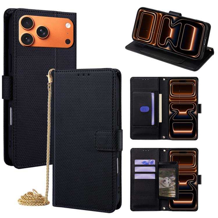 Crossbody Chain Triangle Leather Phone Case