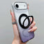 Transparent Gradient 360 Degree Rotation Holder MagSafe Phone Case