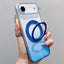 Transparent Gradient 360 Degree Rotation Holder MagSafe Phone Case