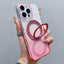 Transparent Gradient 360 Degree Rotation Holder MagSafe Phone Case