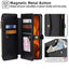 Zipper Wallet Side Buckle Crossbody Lanyard Leather Phone Case