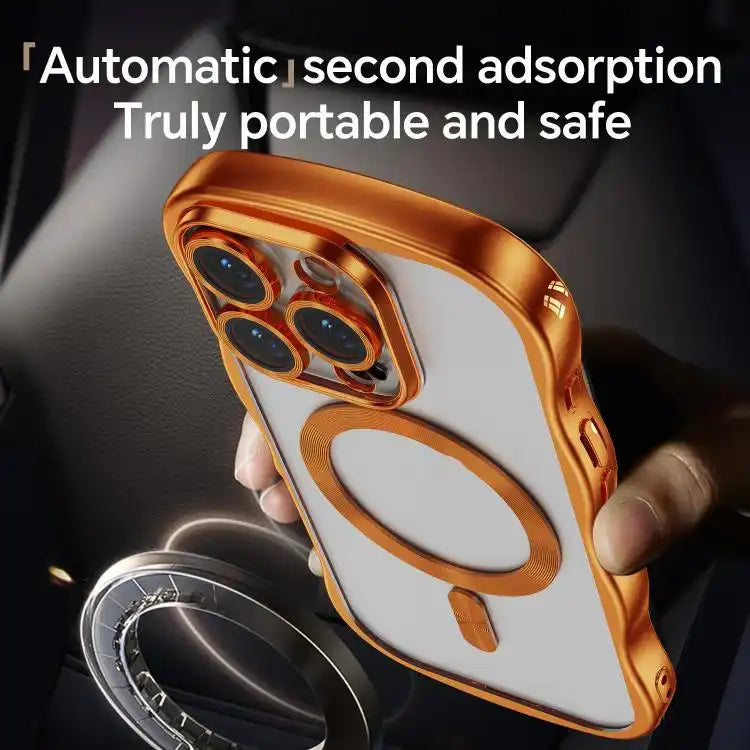 Big Wave Electroplating MagSafe Magnetic Phone Case