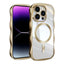 Big Wave Electroplating MagSafe Magnetic Phone Case