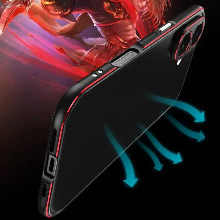 Aurora Series Lens Protector + Metal Frame Phone Case