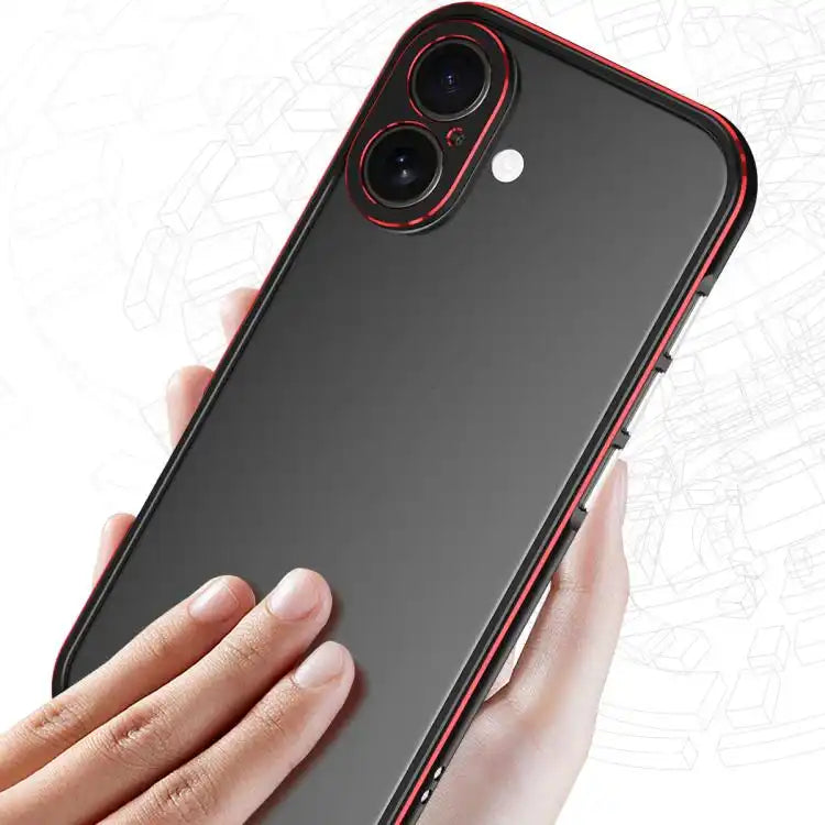 Aurora Series Lens Protector + Metal Frame Phone Case