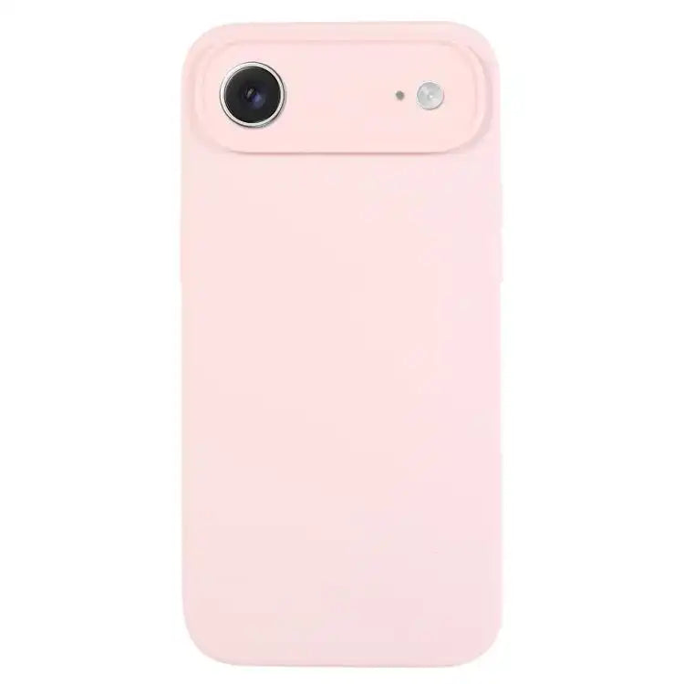 Pure Color Liquid Silicone Fine Pore Phone Case