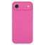 Pure Color Liquid Silicone Fine Pore Phone Case
