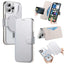 Splitable Electroplated MagSafe RFID Anti-theft Leather Phone Case with Lens Film