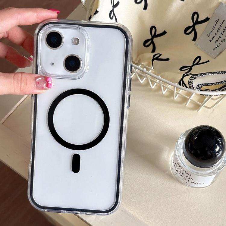 Large Hole Camera Macaron Transparency MagSafe Phone Case