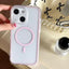 Large Hole Camera Macaron Transparency MagSafe Phone Case
