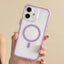 Large Hole Camera Macaron Transparency MagSafe Phone Case