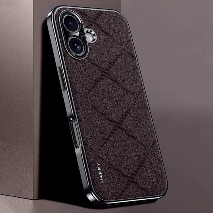 Plain Leather PC Phone Case