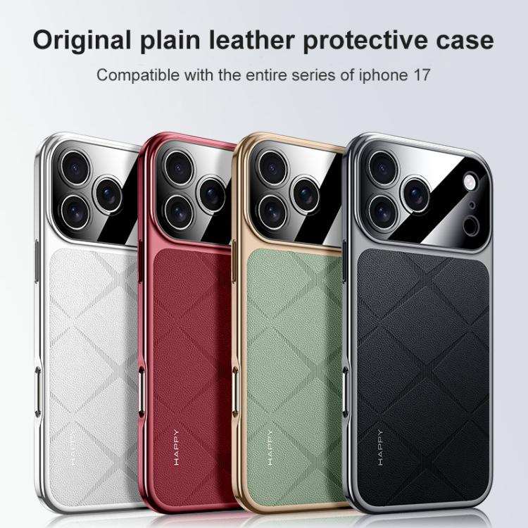 Plain Leather PC Phone Case
