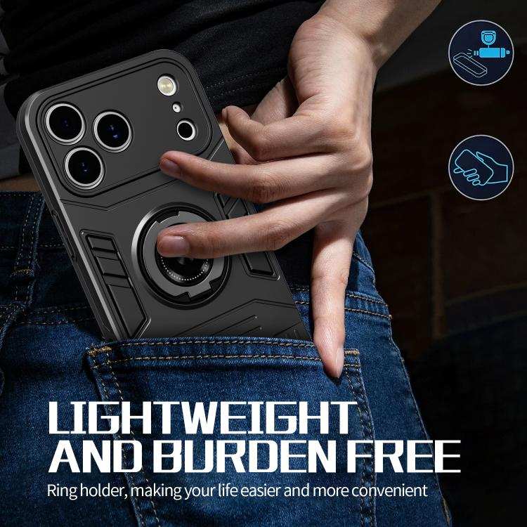 Rotating Holder TPU Hybrid PC Phone Case
