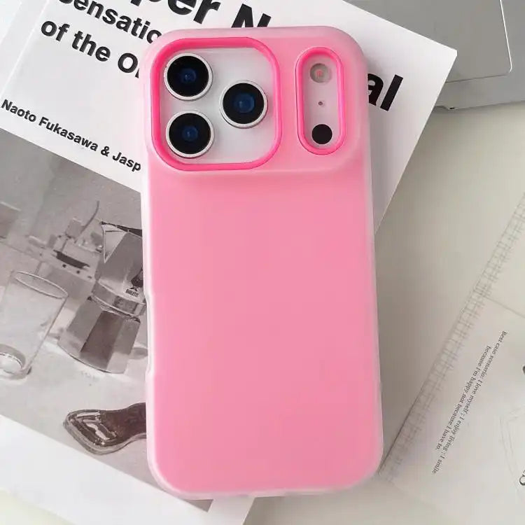Jelly Color Matte Feel PC Hybrid TPU Phone Case