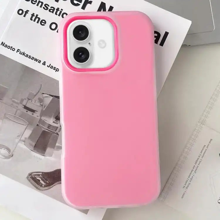 Jelly Color Matte Feel PC Hybrid TPU Phone Case