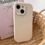 Fat Dun Solid Color Metal Photo Frame TPU Phone Case
