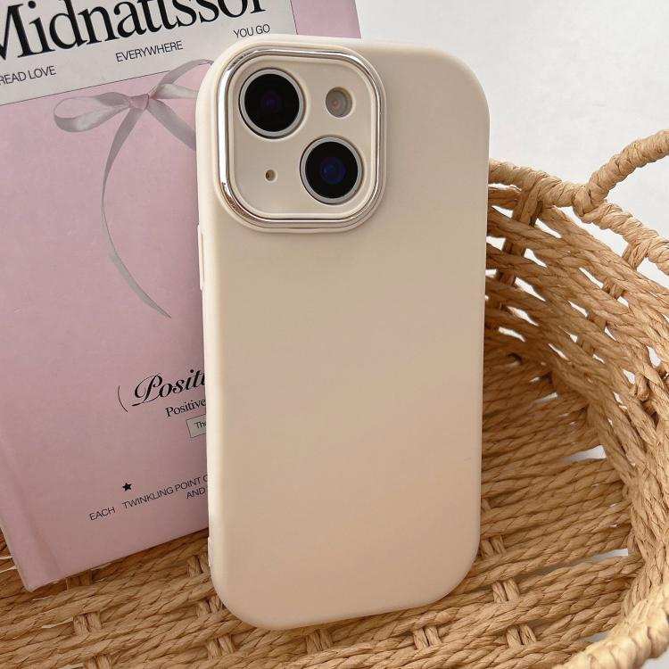 Fat Dun Solid Color Metal Photo Frame TPU Phone Case