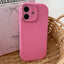 Fat Dun Solid Color Metal Photo Frame TPU Phone Case