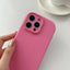 Fat Dun Solid Color Metal Photo Frame TPU Phone Case