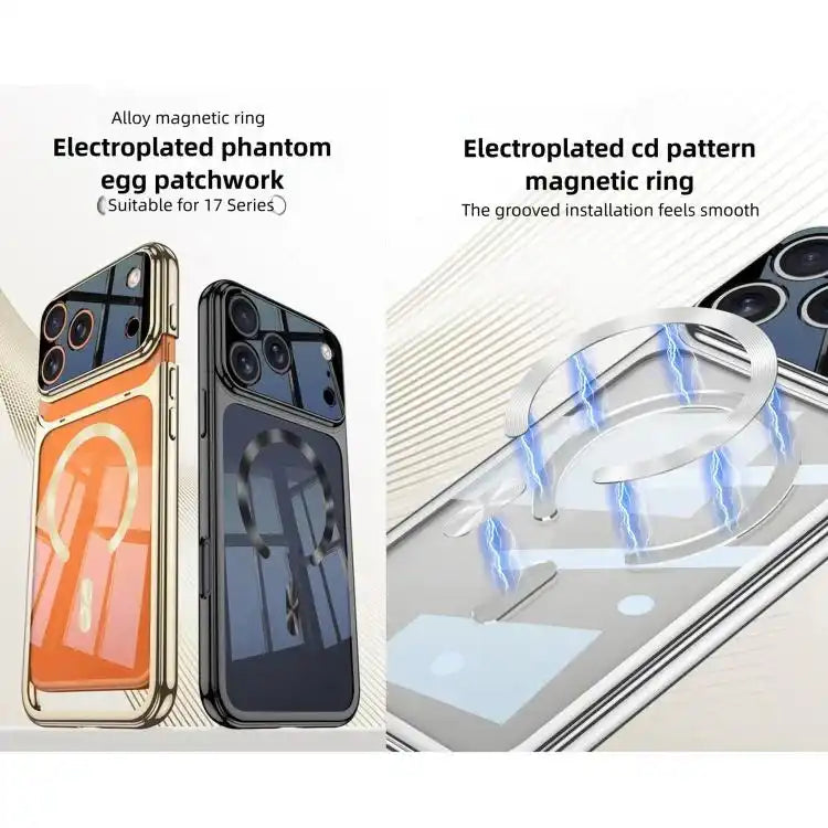 GKK Electroplating Phantom Splicing MagSafe Magnetic Phone Case MyMobile