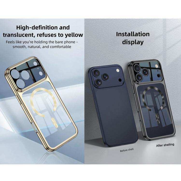 GKK Electroplating Phantom Splicing MagSafe Magnetic Phone Case MyMobile