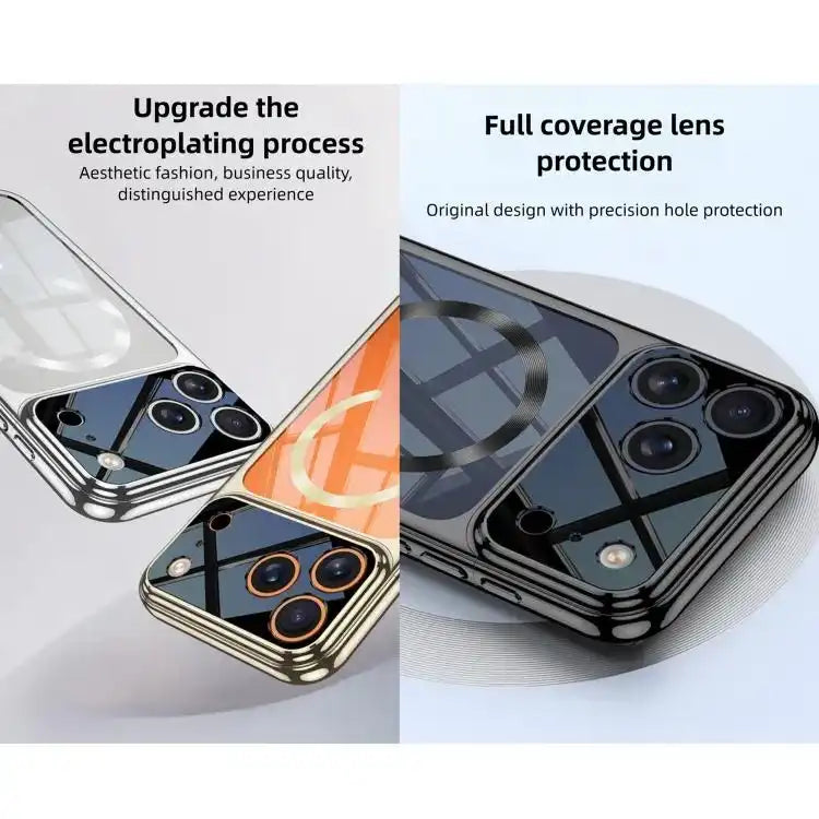 GKK Electroplating Phantom Splicing MagSafe Magnetic Phone Case MyMobile
