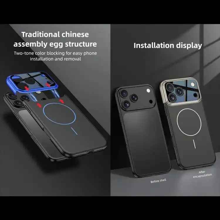 GKK Color Master Splicing MagSafe Magnetic Phone Case