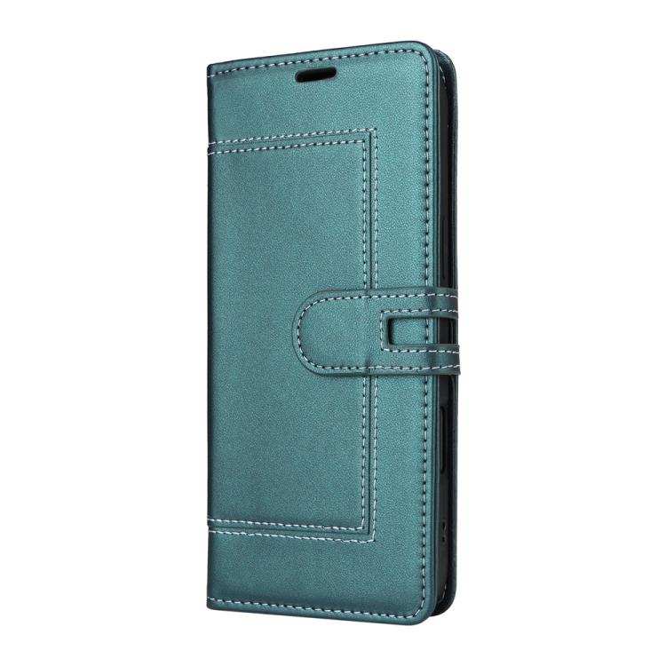 Stitched Magnetic Buckle Leather Phone Case