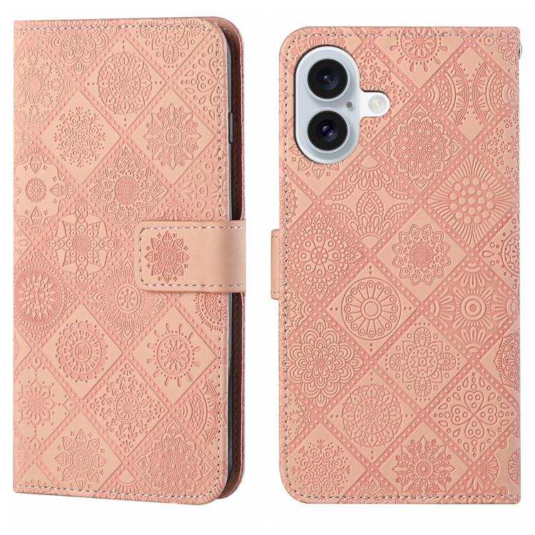 Ethnic Style Embossed Pattern Leather Phone Case