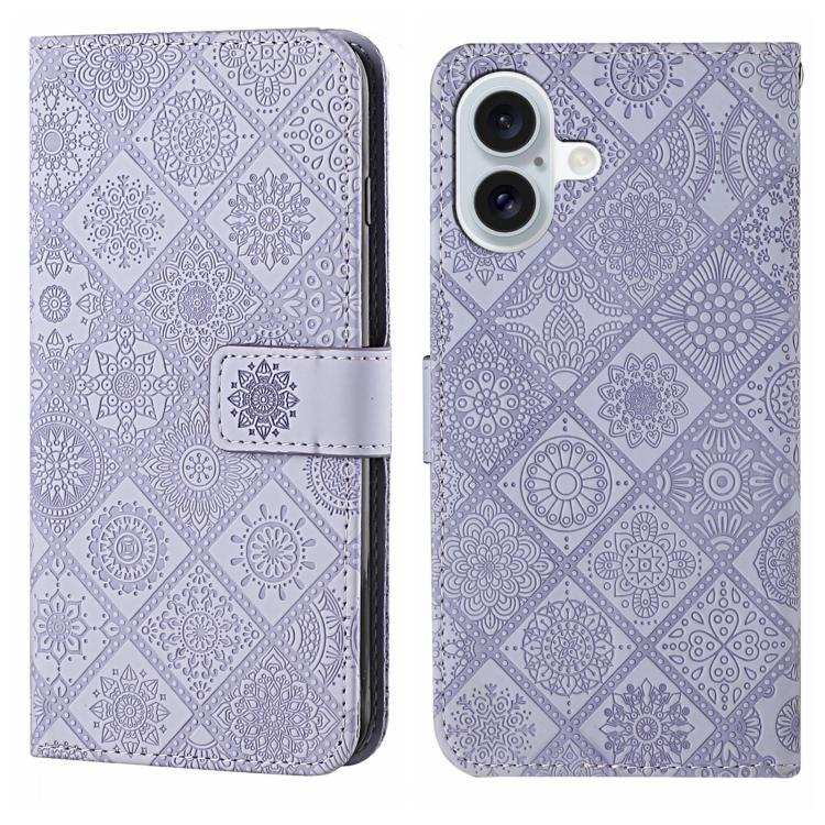Ethnic Style Embossed Pattern Leather Phone Case