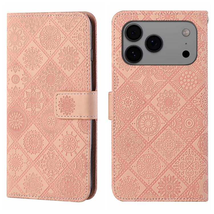 Ethnic Style Embossed Pattern Leather Phone Case
