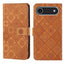 Ethnic Style Embossed Pattern Leather Phone Case