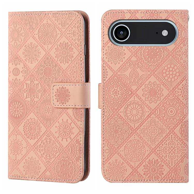 Ethnic Style Embossed Pattern Leather Phone Case