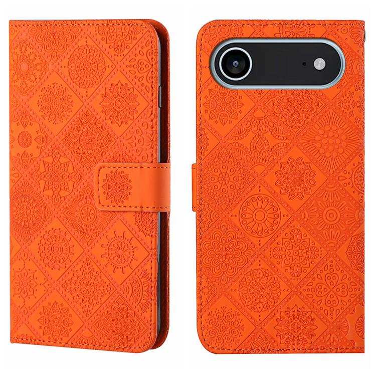 Ethnic Style Embossed Pattern Leather Phone Case