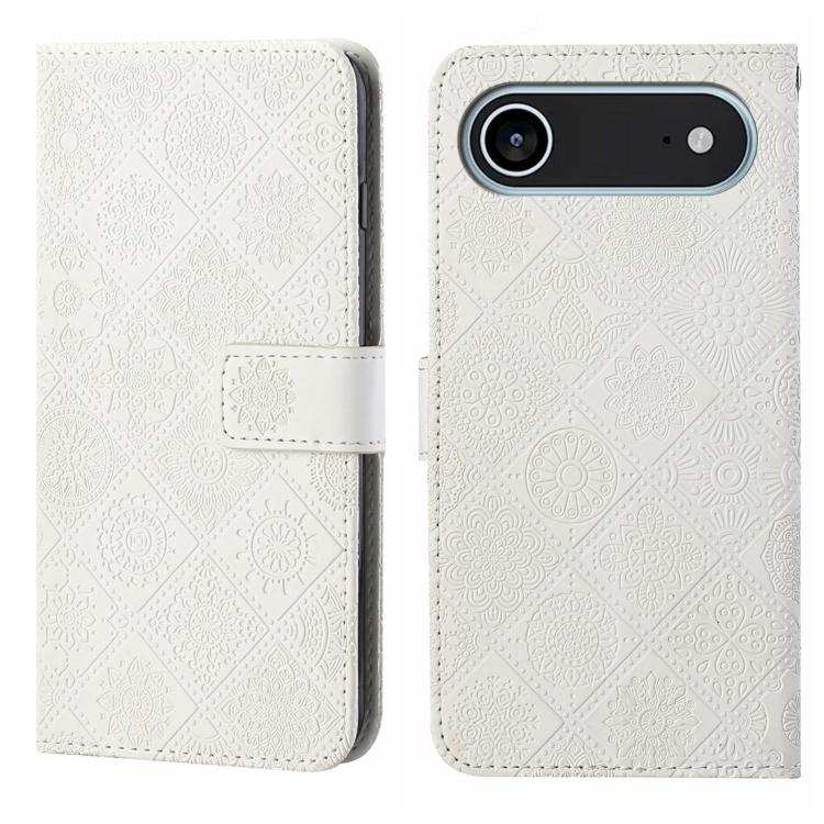 Ethnic Style Embossed Pattern Leather Phone Case