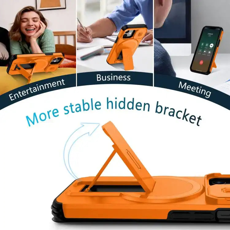 Sliding Camshield MagSafe Holder Phone Case