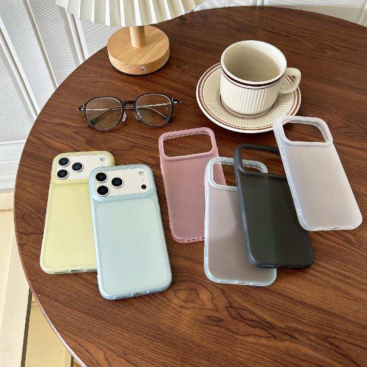 Frosted Translucent TPU Full Coverage Phone Case