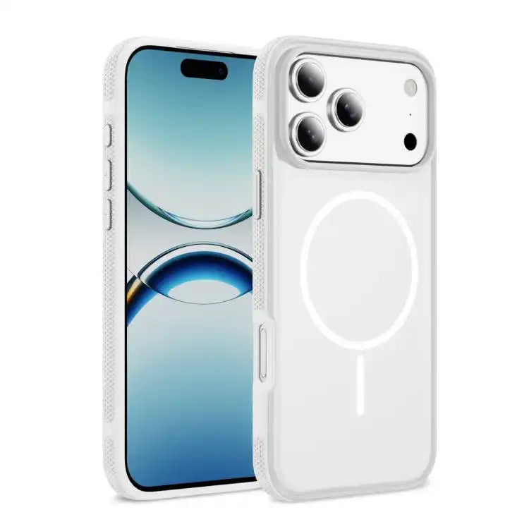 Two-colors Imitation Original Magsafe PC Hybrid TPU Phone Case