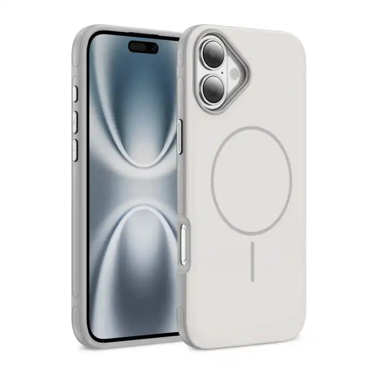 Two-colors Imitation Original Magsafe PC Hybrid TPU Phone Case