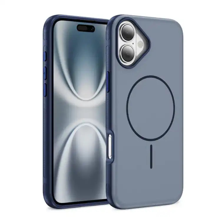 Two-colors Imitation Original Magsafe PC Hybrid TPU Phone Case