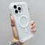 Transparent Matte TPU Hybrid PC 3-in-1 MagSafe Phone Case