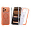 Transparent Matte TPU Hybrid PC 3-in-1 MagSafe Phone Case with Wrist Strap