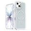 Electroplated Dual Color PC Hybrid TPU Soft Frame MagSafe Phone Case